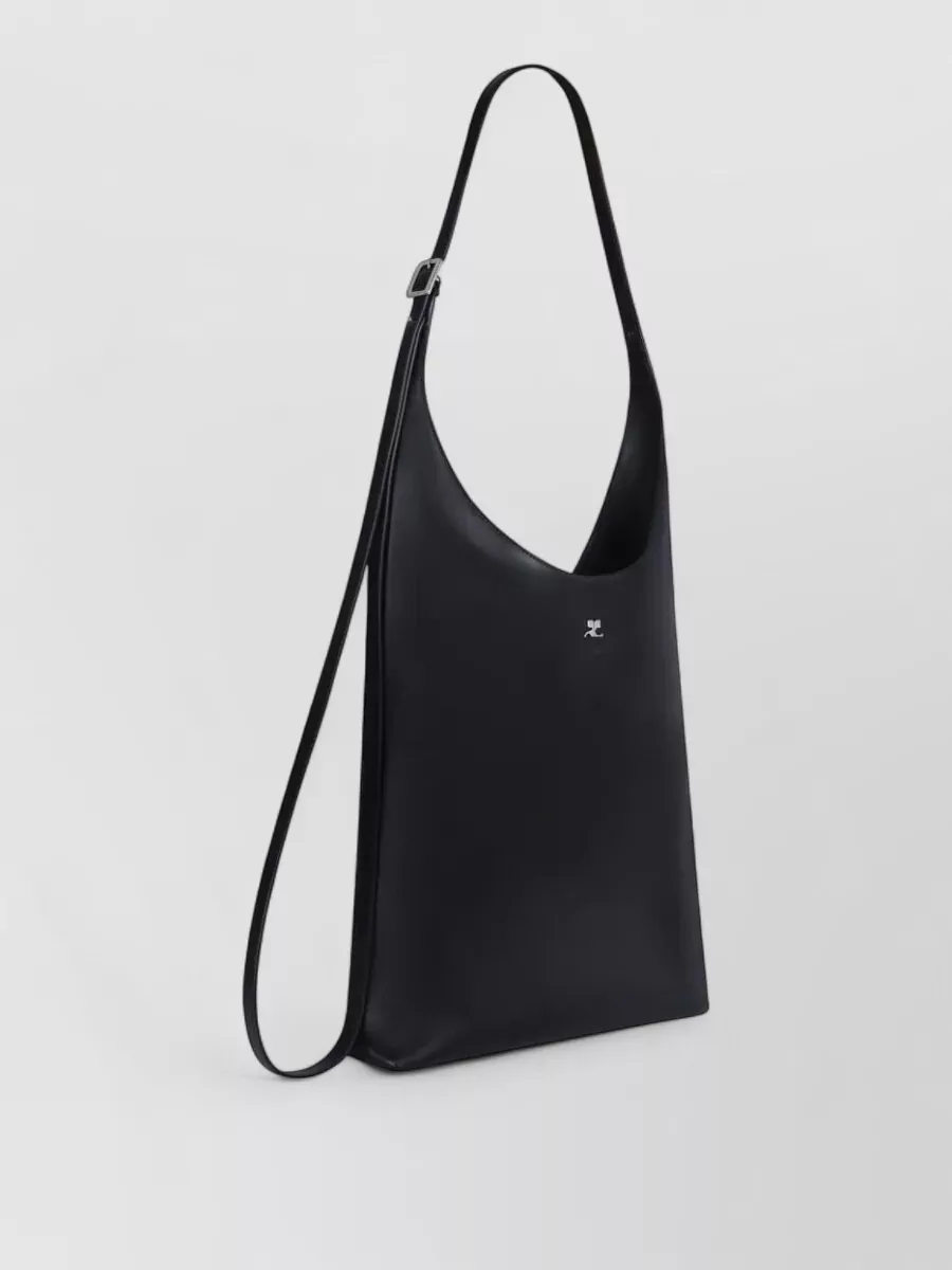 Courrèges Large Leather Tote Bag