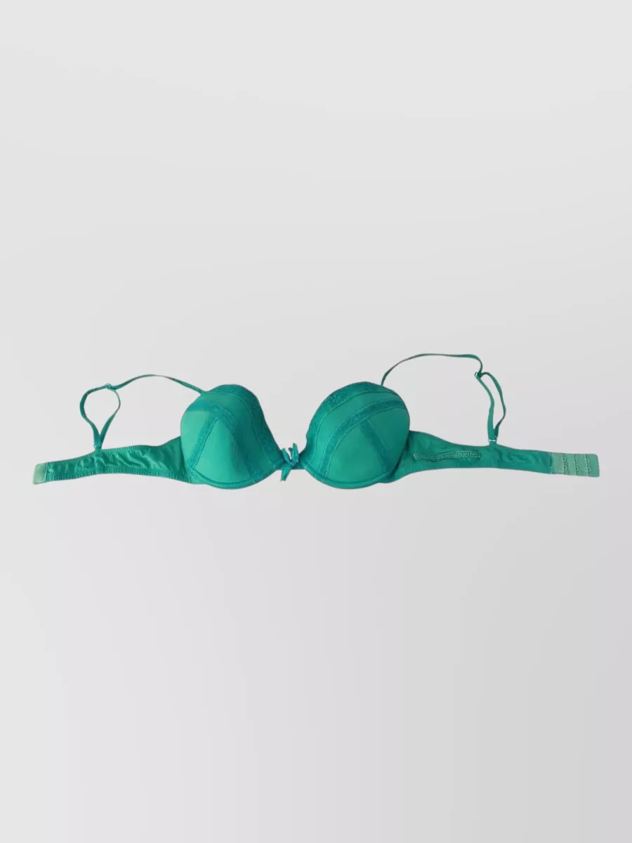 Ermanno Scervino Cotton Lace Push Up Bra