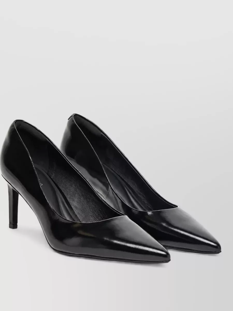 Calvin Klein leather stiletto pumps
