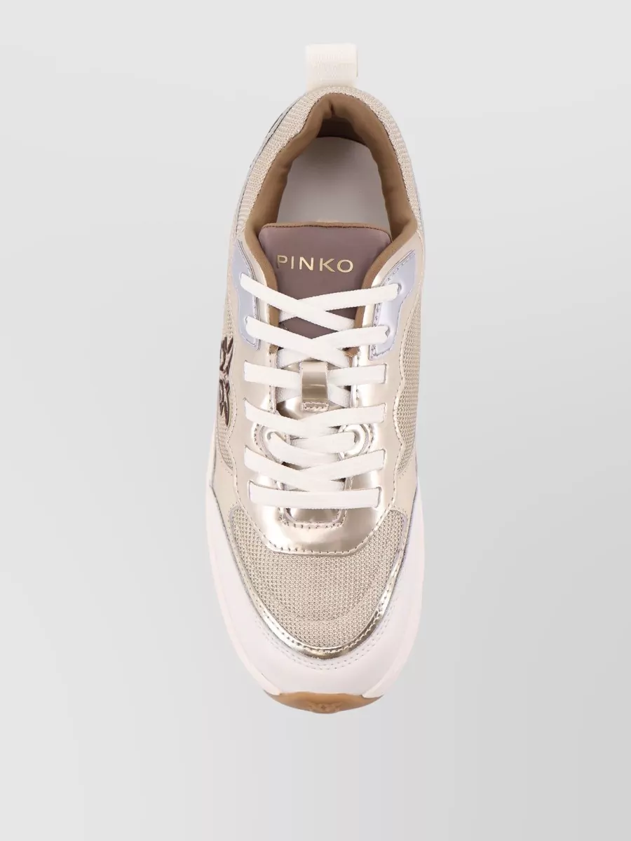 Pinko Low Top Sneakers Chunky Sole Mesh