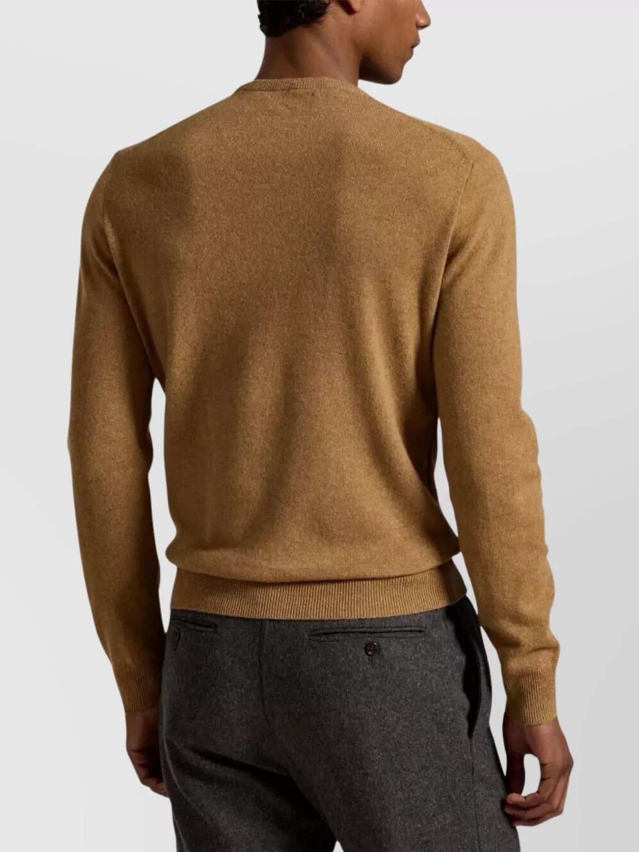Polo Ralph Lauren Crew Neck Long Sleeve Pullover With Ribbed Cuffs