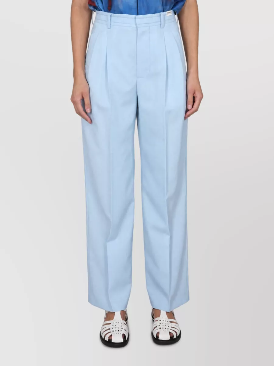 Marni Virgin wool wide-leg tailored trousers