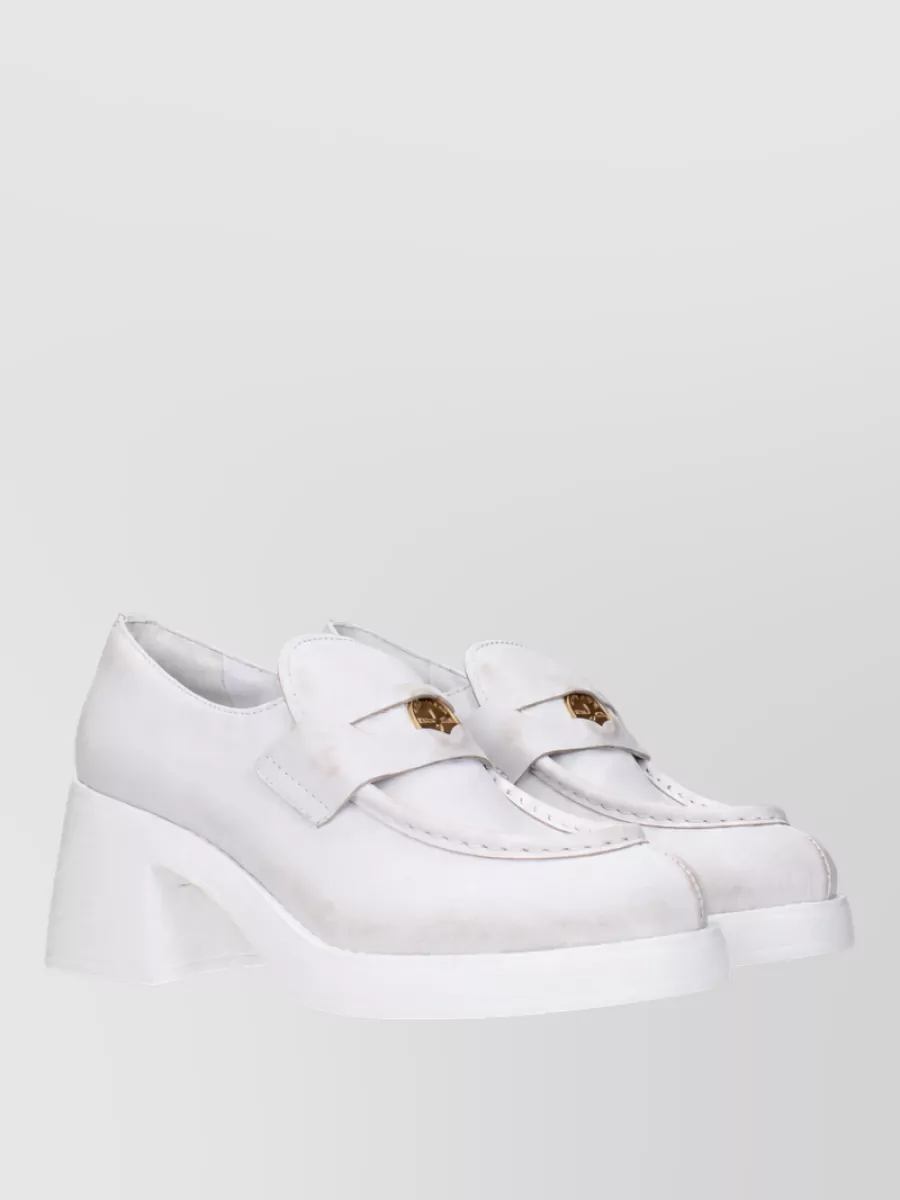 Miu Miu Leather Loafers