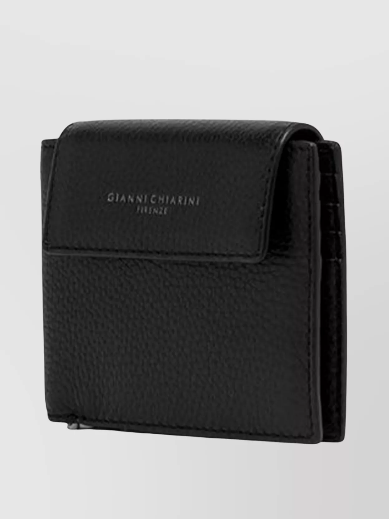 Gianni Chiarini Flap Wallet With Textured Compact Design