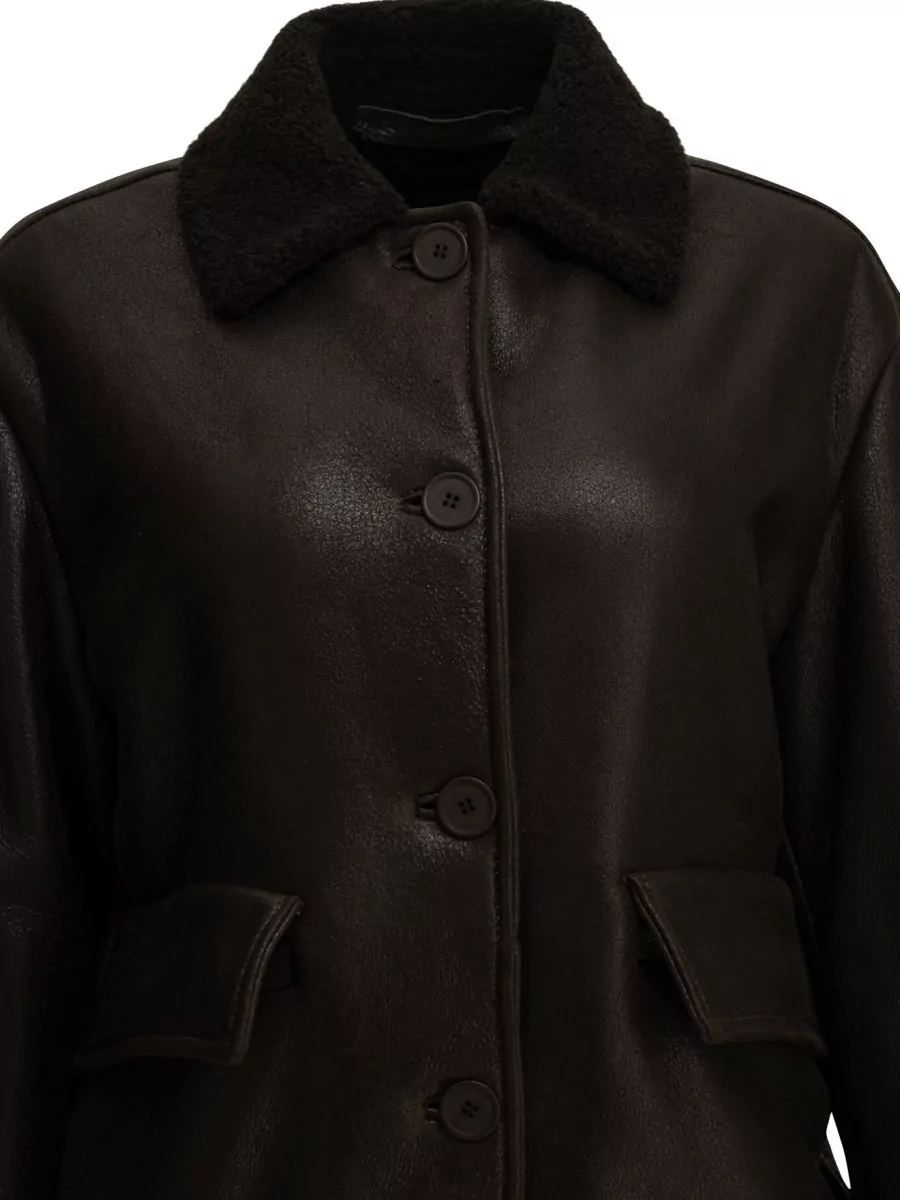 Salvatore Santoro Shearling Leather Jacket