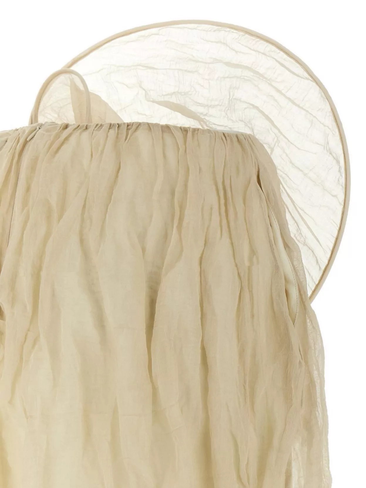 Magda Butrym Flowing Silhouette Layered Sheer Skirt
