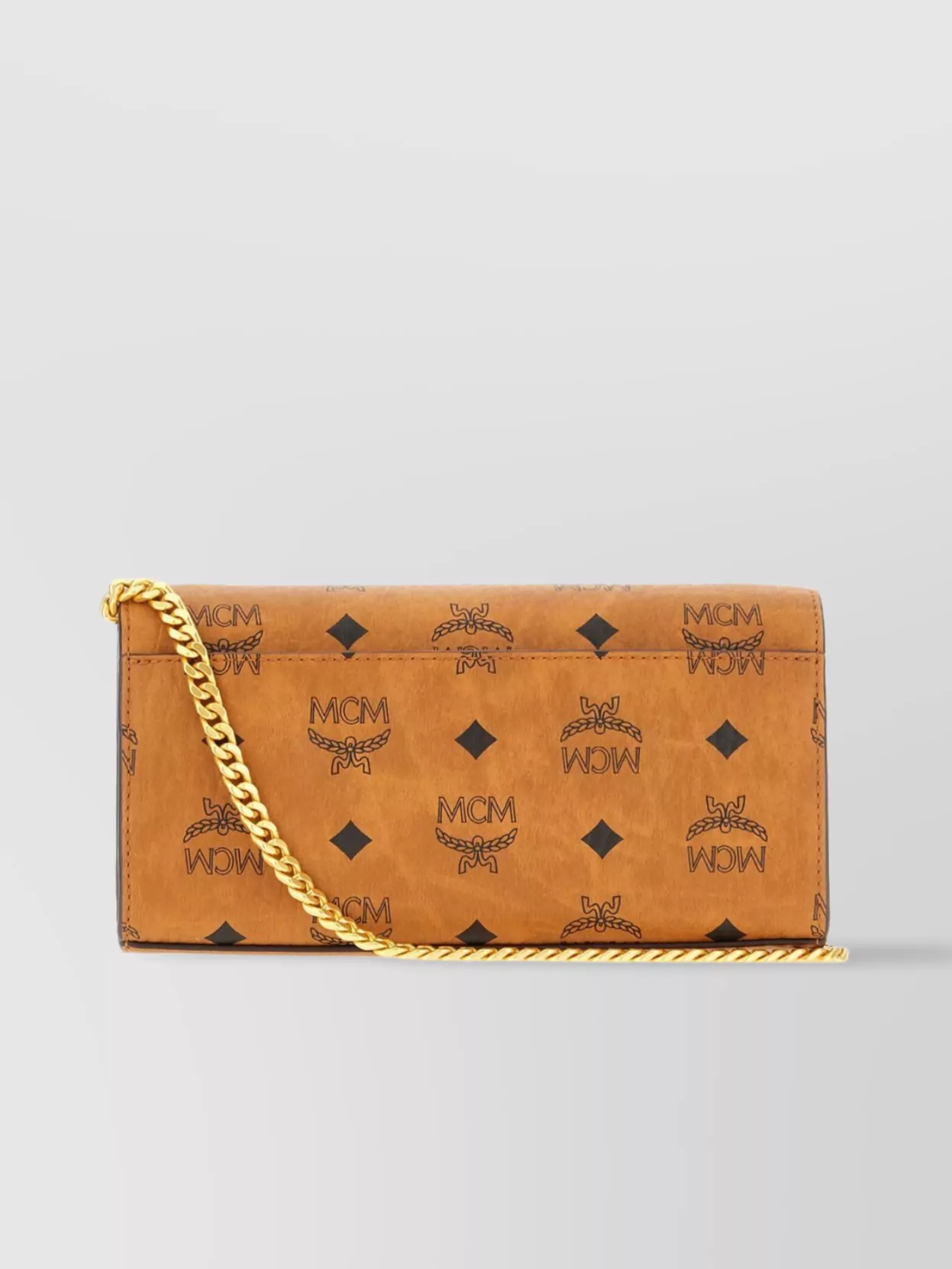 Mcm Rectangular Shape Crossbody Bag With Chain Strap