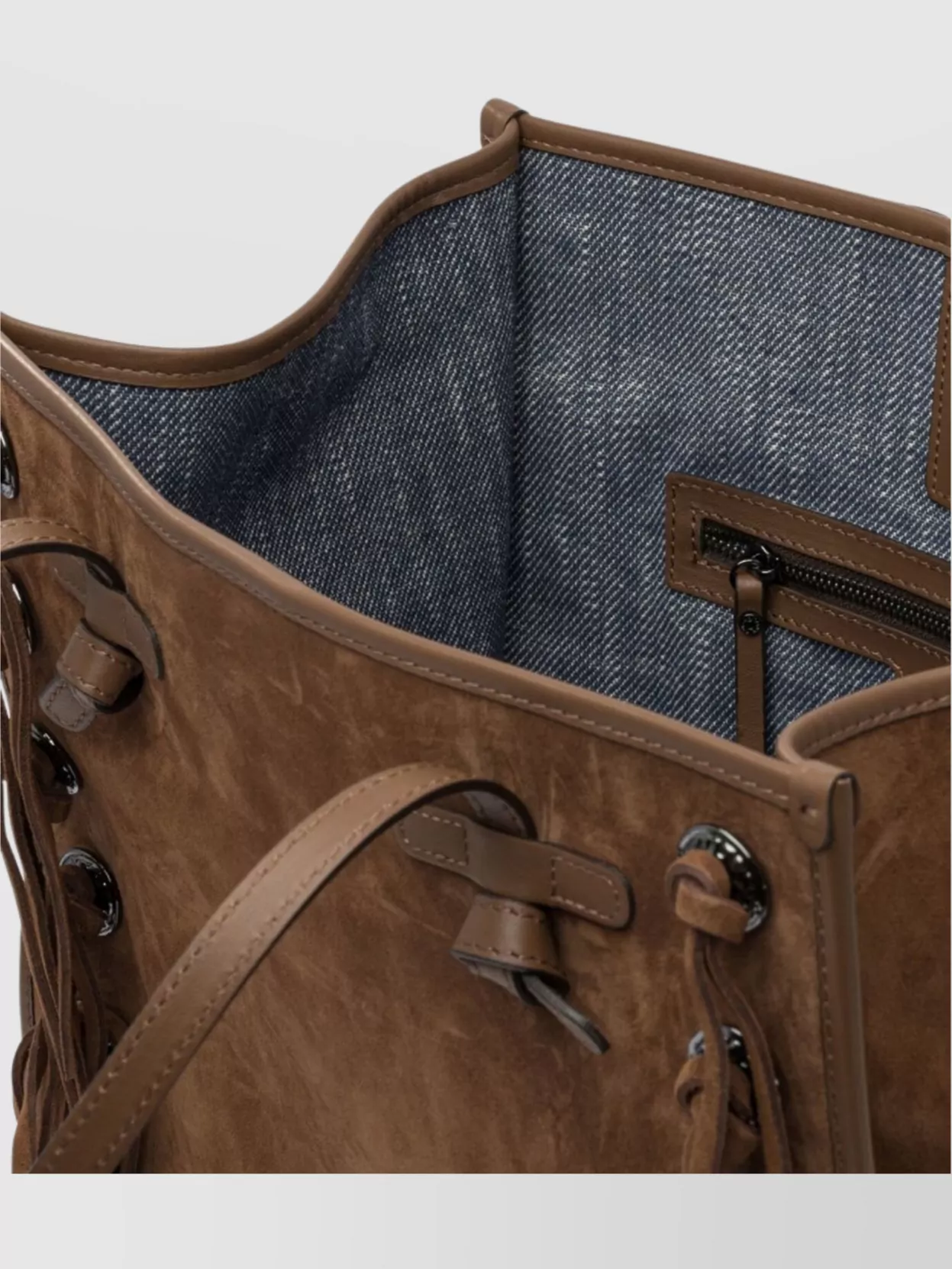 Gianni Chiarini Top Handle Shoulder Bag With Lace-up Detailing