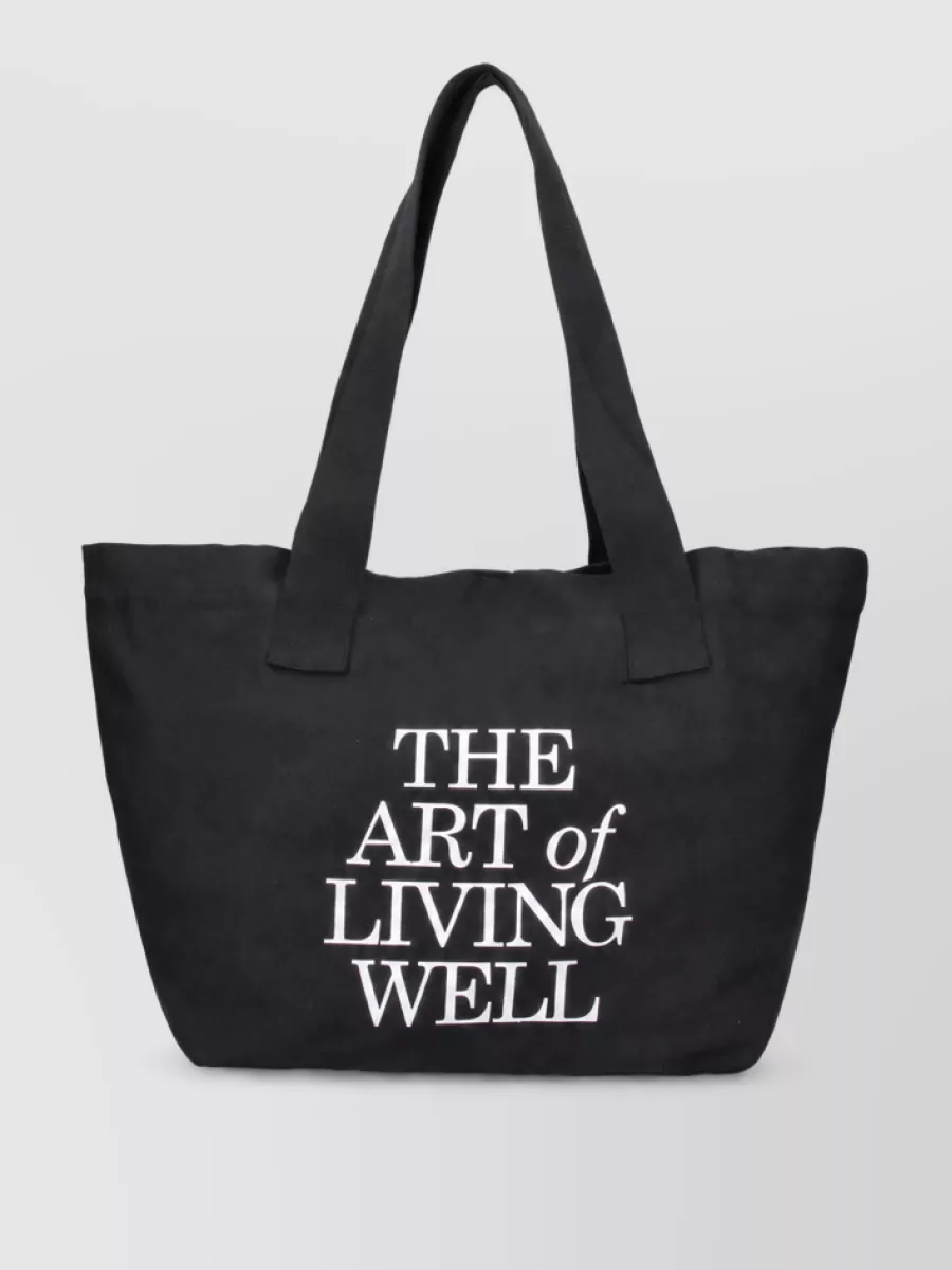 Sporty & Rich cotton beach bag