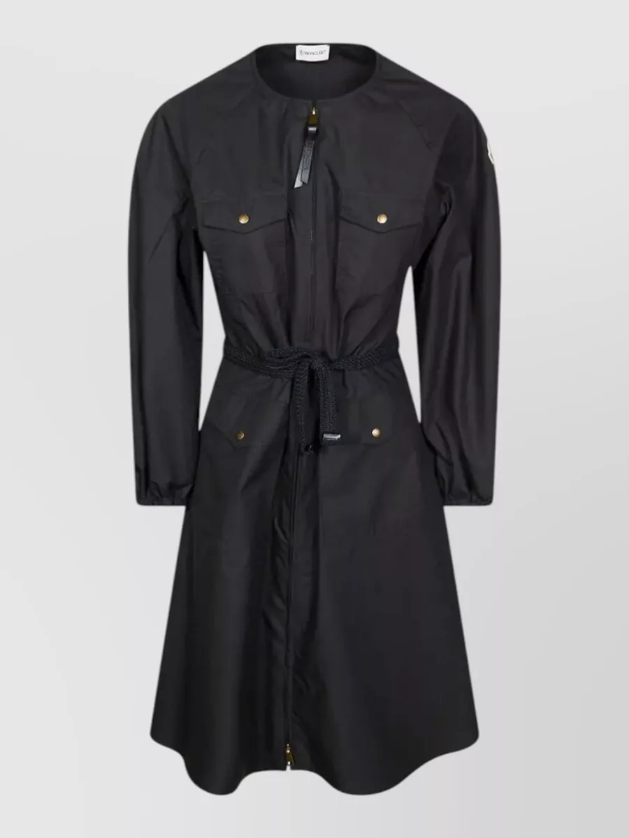 Moncler pleated knee-length dress