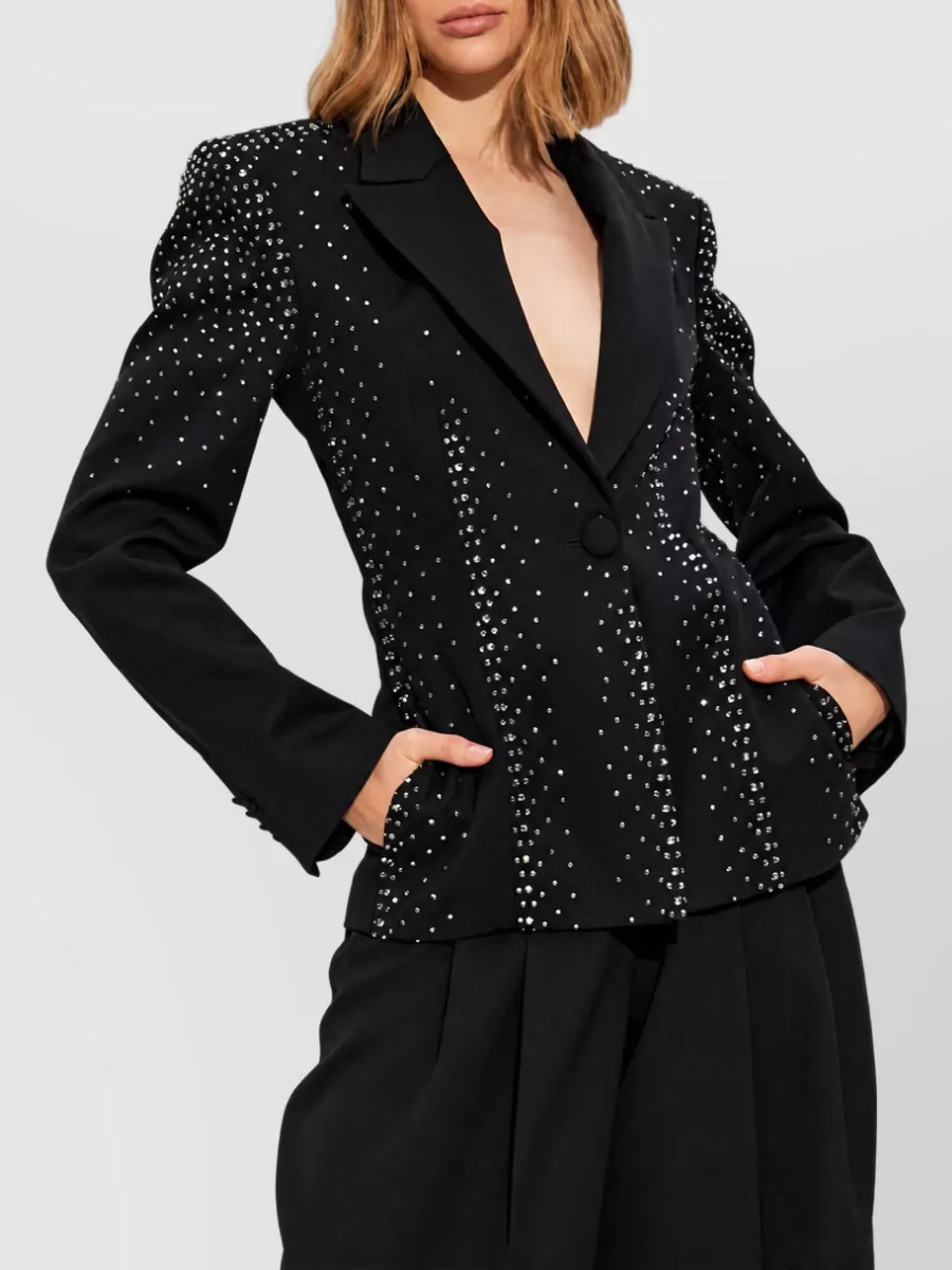 The Attico Virgin Wool Single-Breasted Blazer