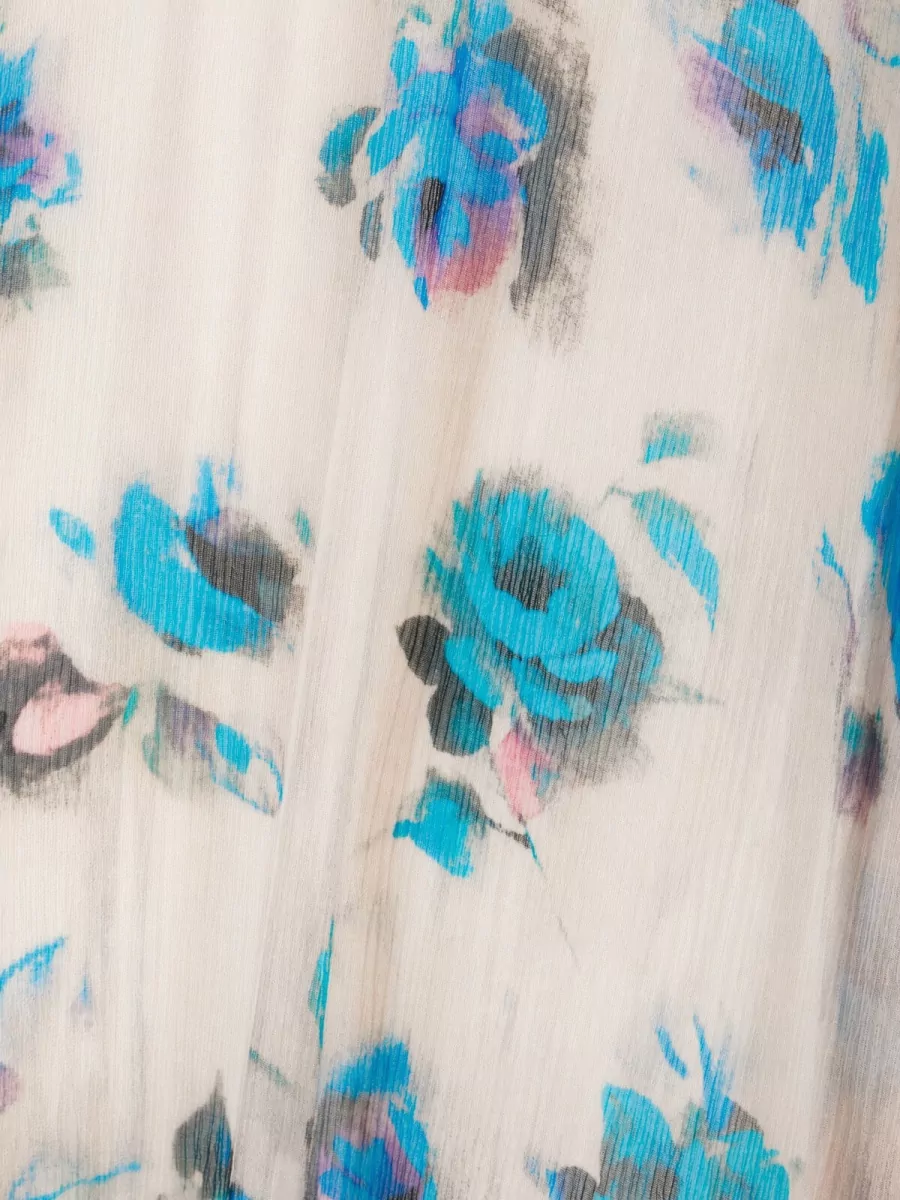 Tory Burch Printed Silk Midi Dress