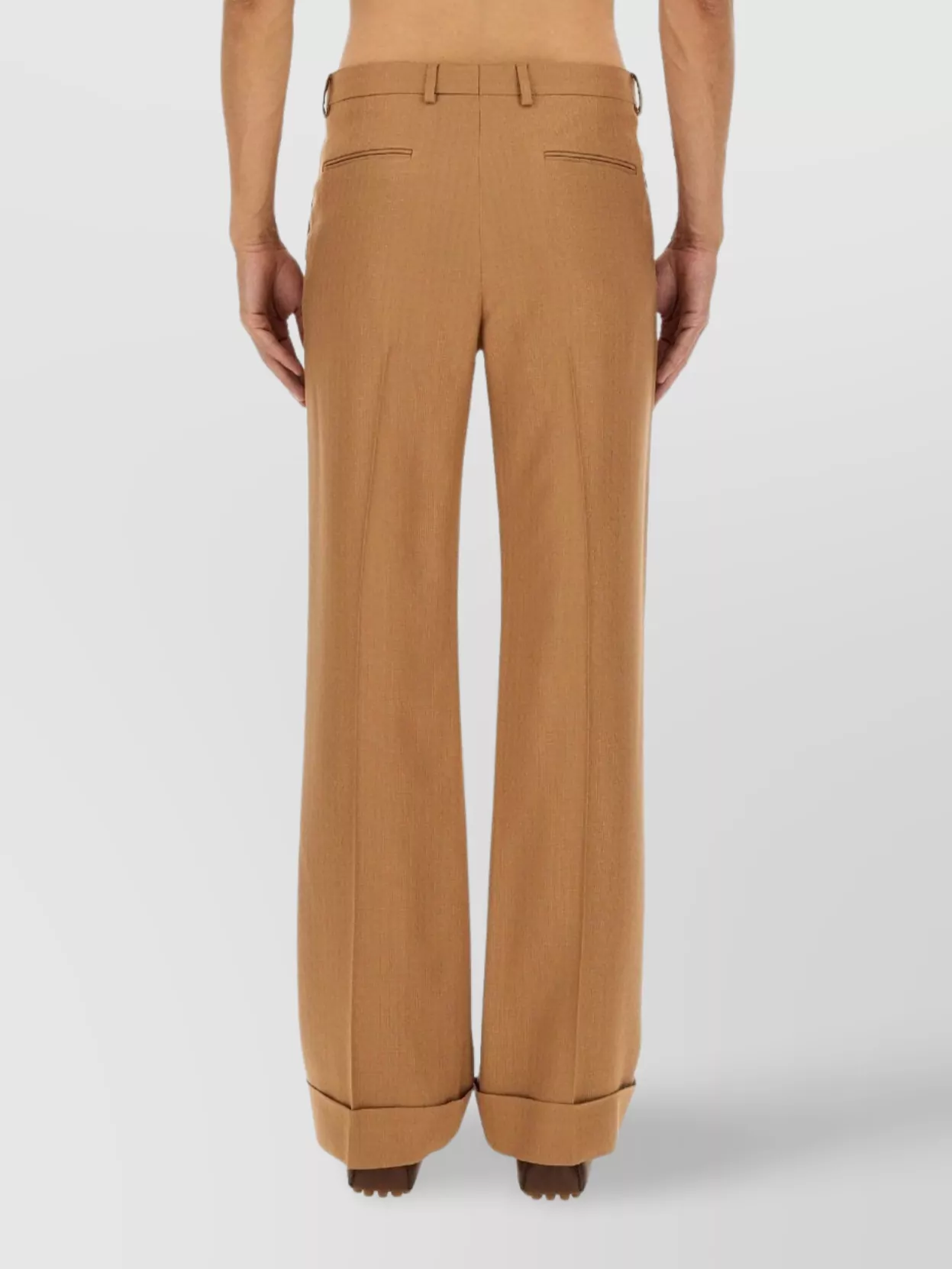 Valentino Tailored Trousers Cuffed Hem