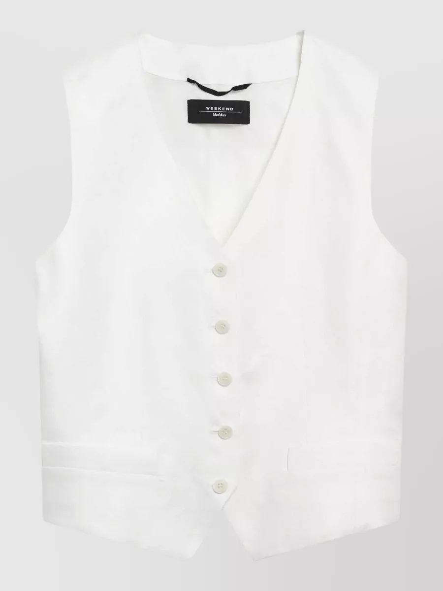 Weekend Max Mara linen waistcoat