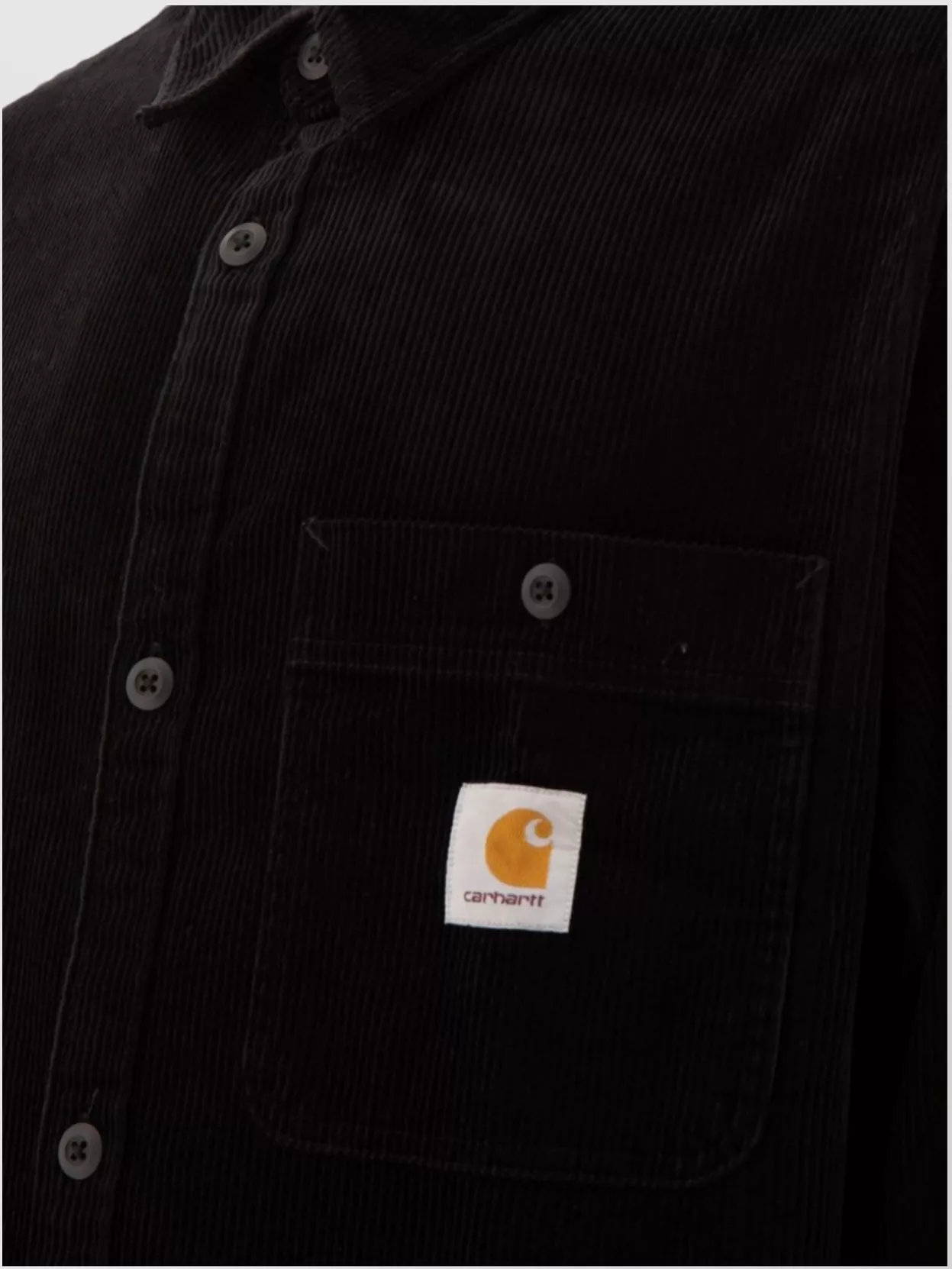 Carhartt Wip Shirt Corduroy Texture Chest Pocket