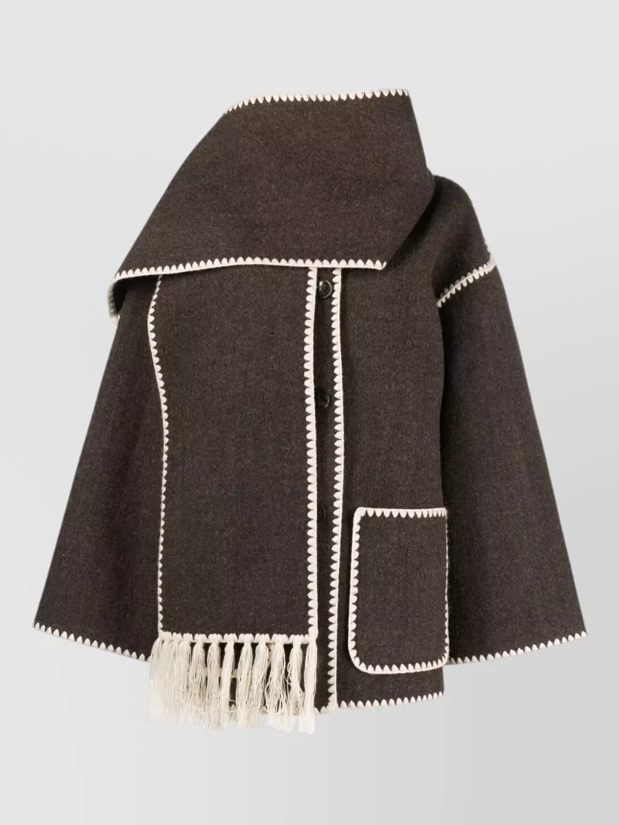 Totême Wool Scarf Jacket