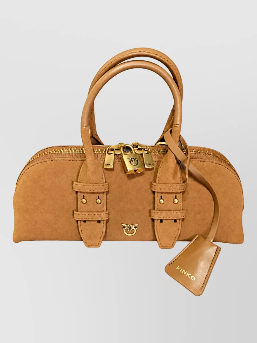 Pinko Na Leather Clutch Bag