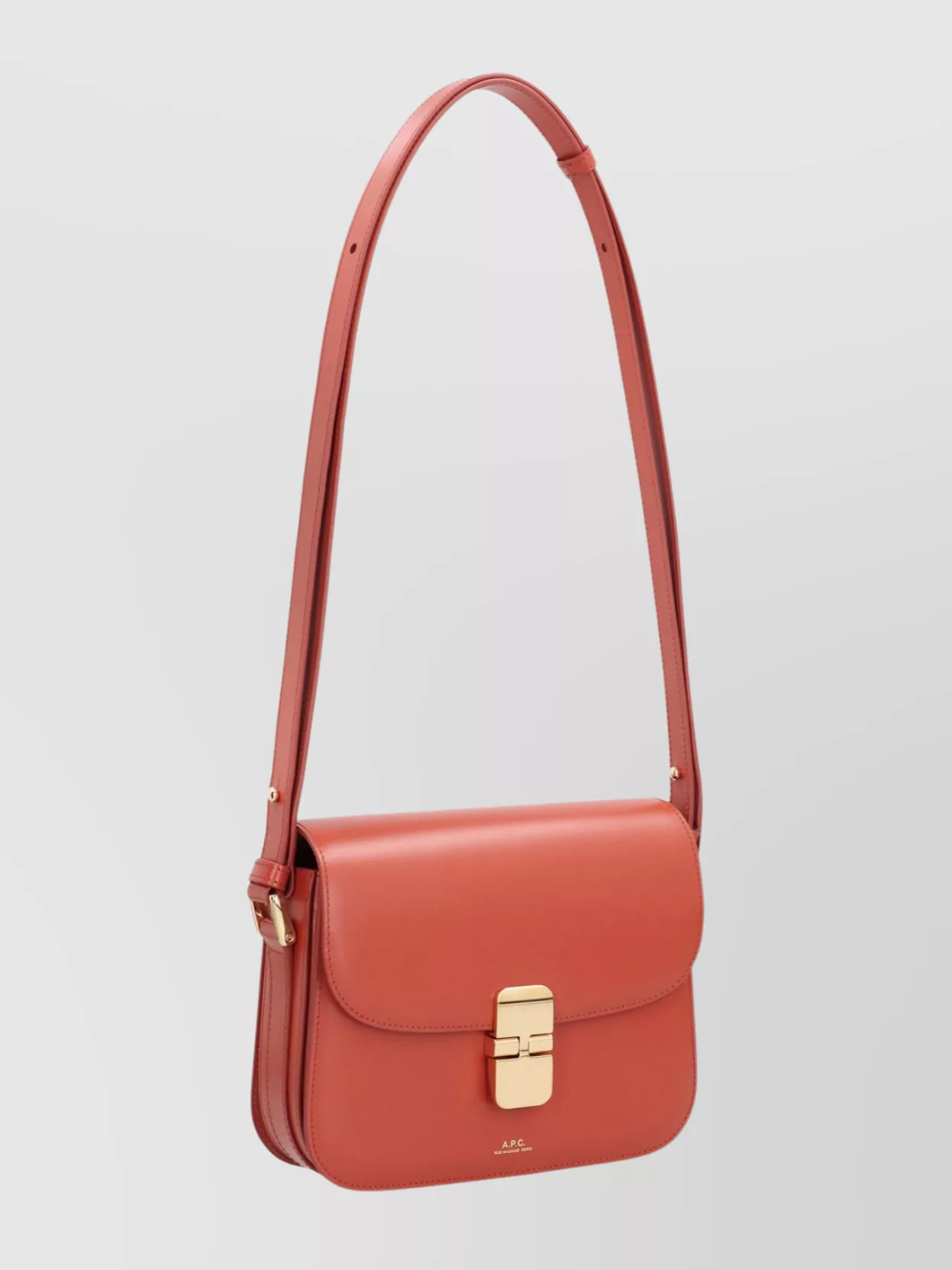 A.p.c. Small Leather Crossbody Shoulder Bag