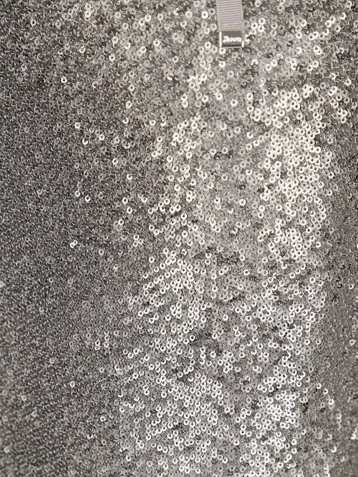 Herno High Waist Metallic Sequin Skirt