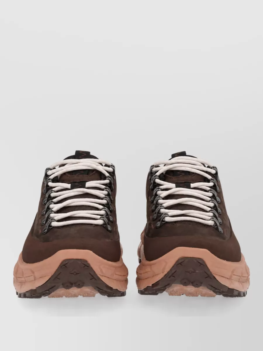 Hoka One One leather hiking sneakers