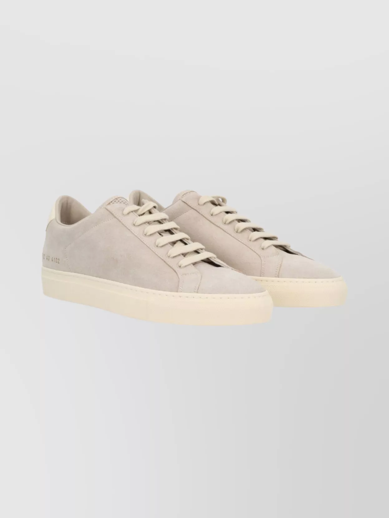 Common Projects Low-Top Suede Sneakers Rubber Sole