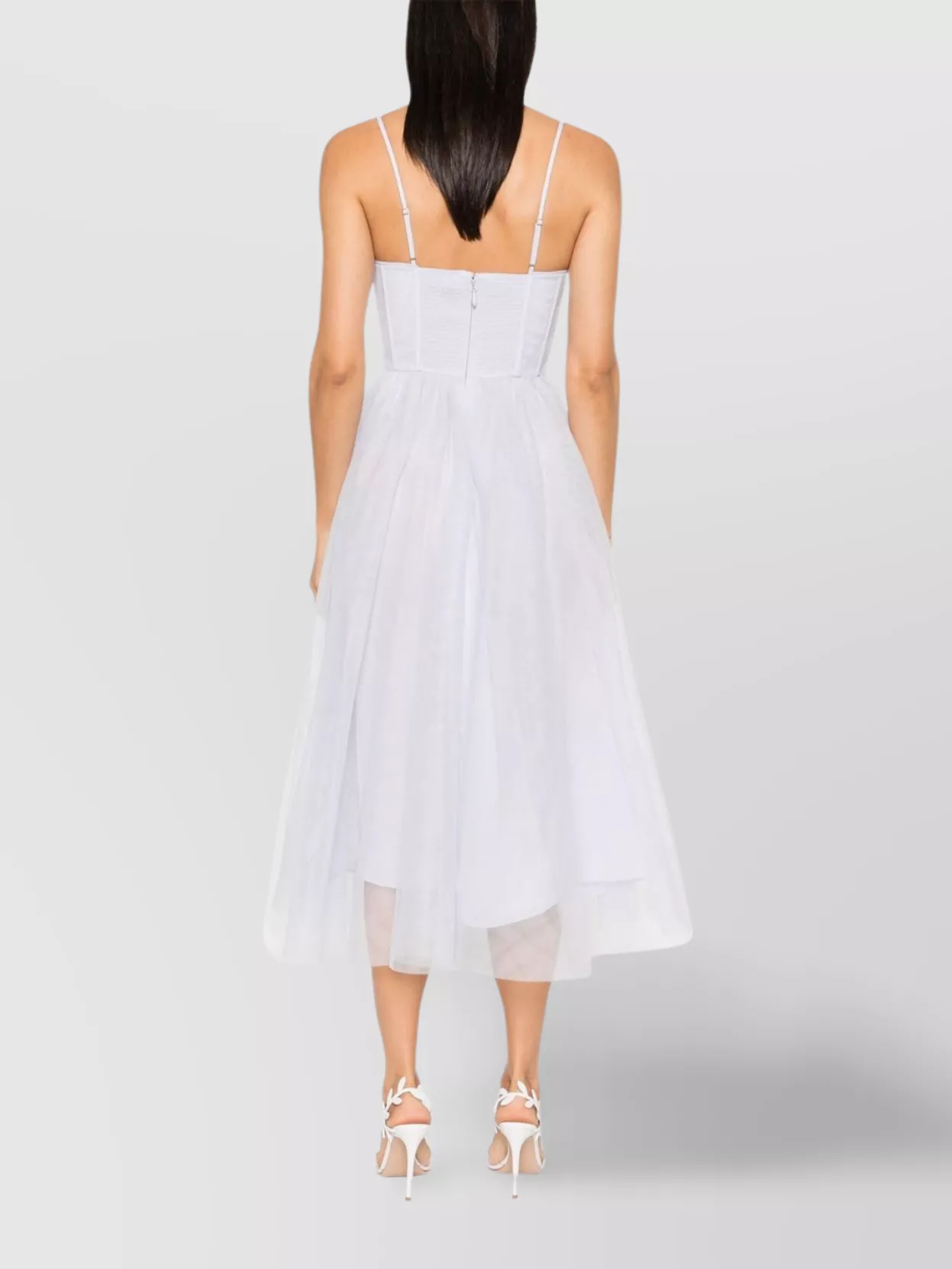 Zimmermann Tulle Corset Midi Dress