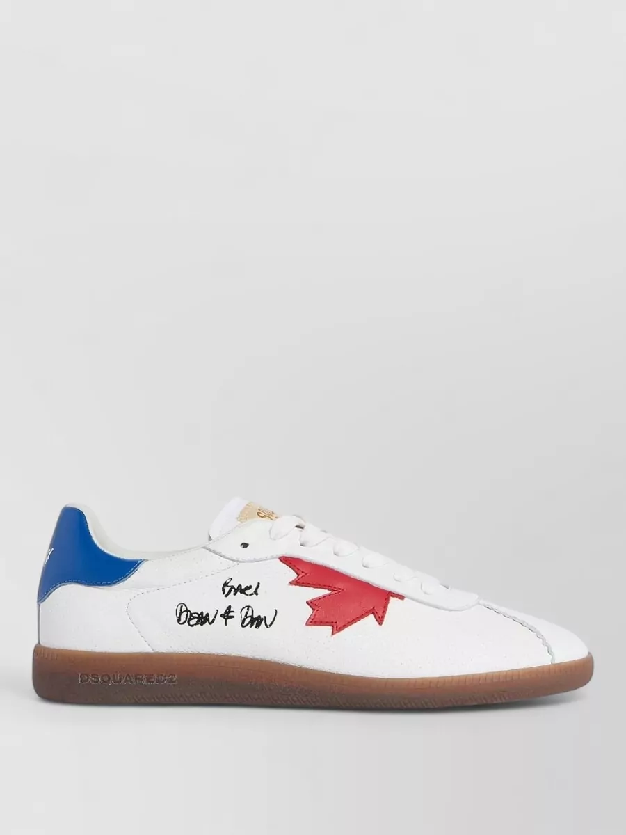 Dsquared2 Leather Low-Top Sneakers