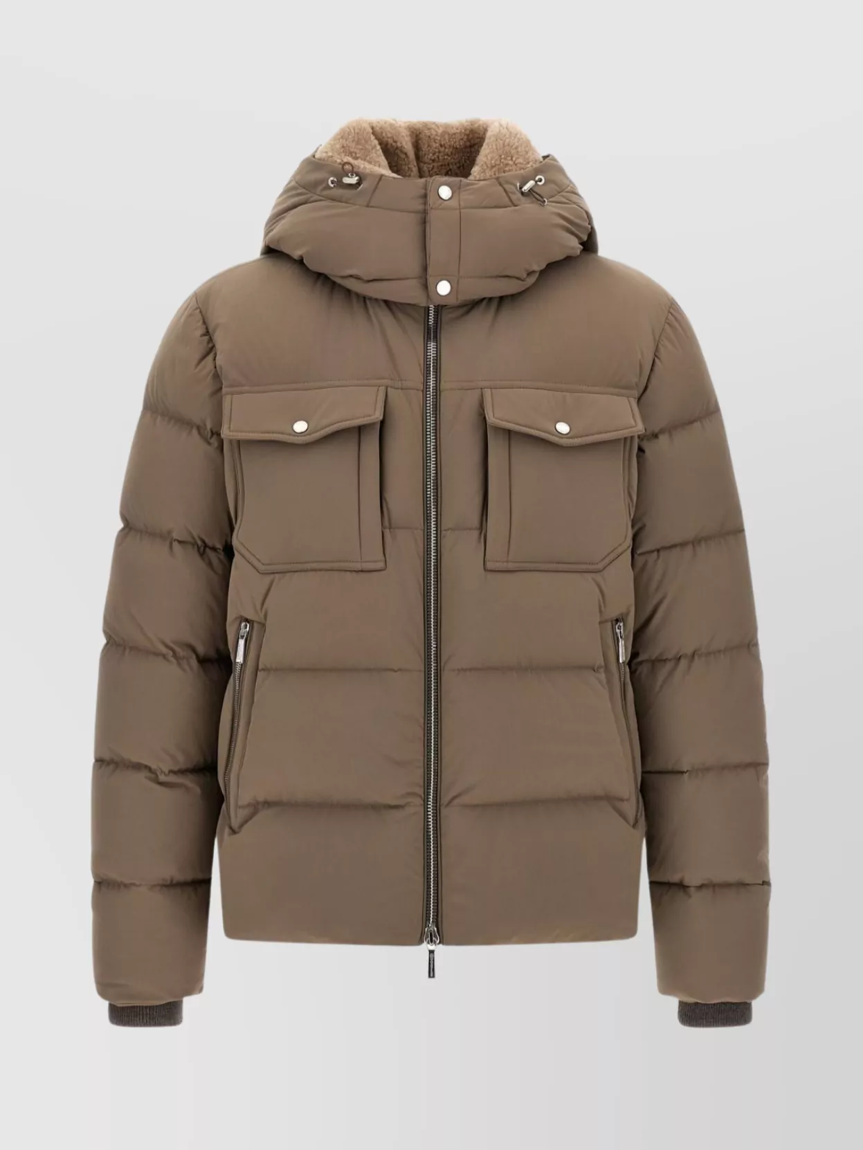 Moorer Hooded Short Quilted Down Jacket Alarick