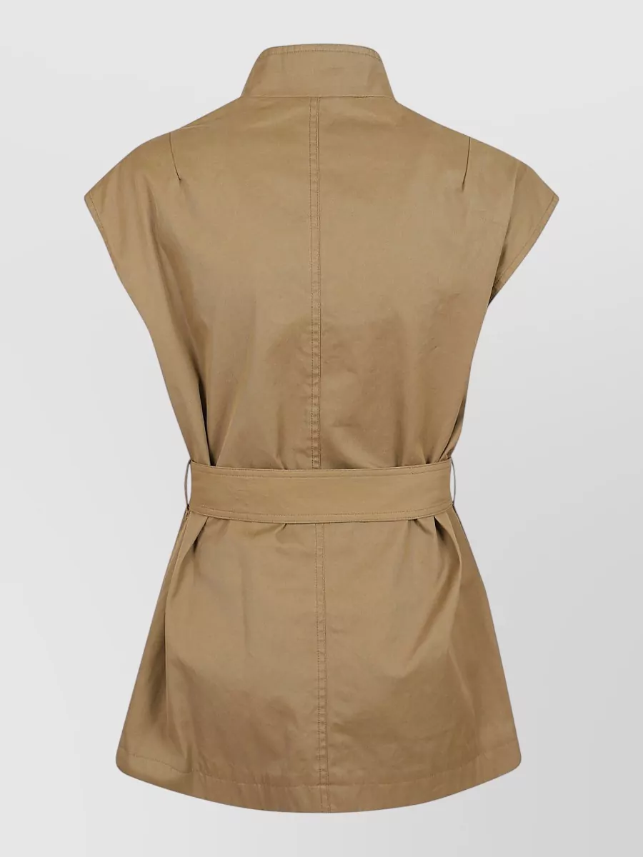 Dries Van Noten Cotton Belted Safari Jacket