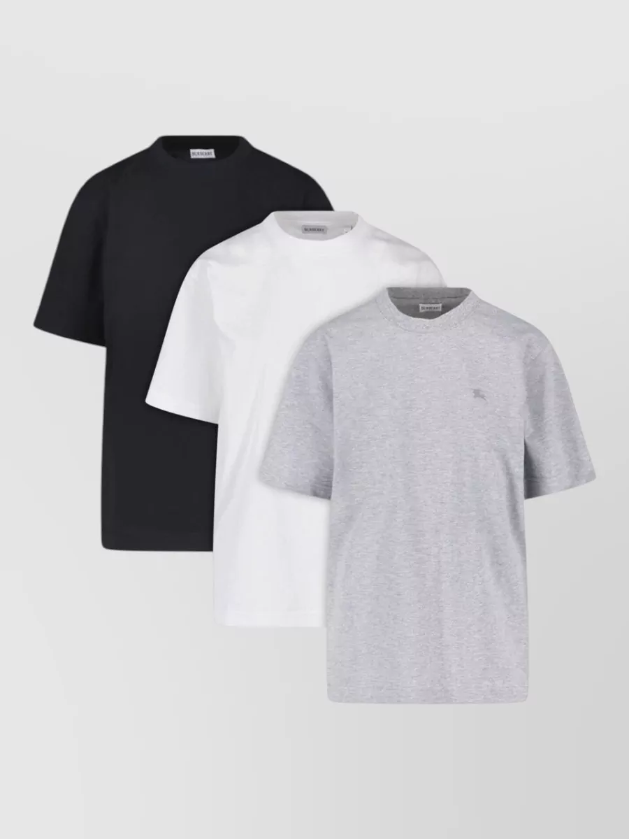 Burberry cotton short-sleeve t-shirt set