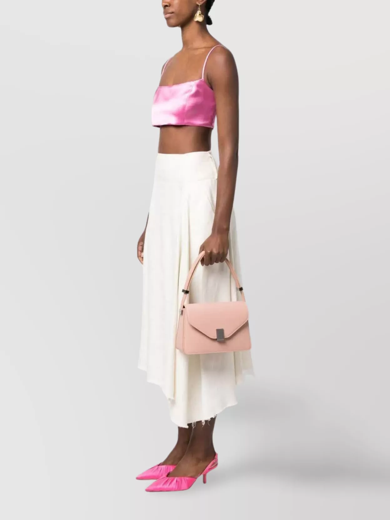 Lanvin Studded Leather Shoulder Bag