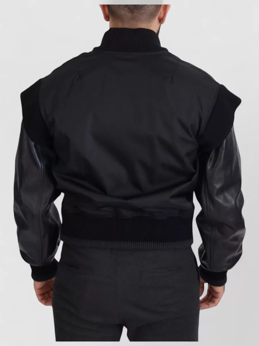Dolce&Gabbana Leather Single-Breasted Coat