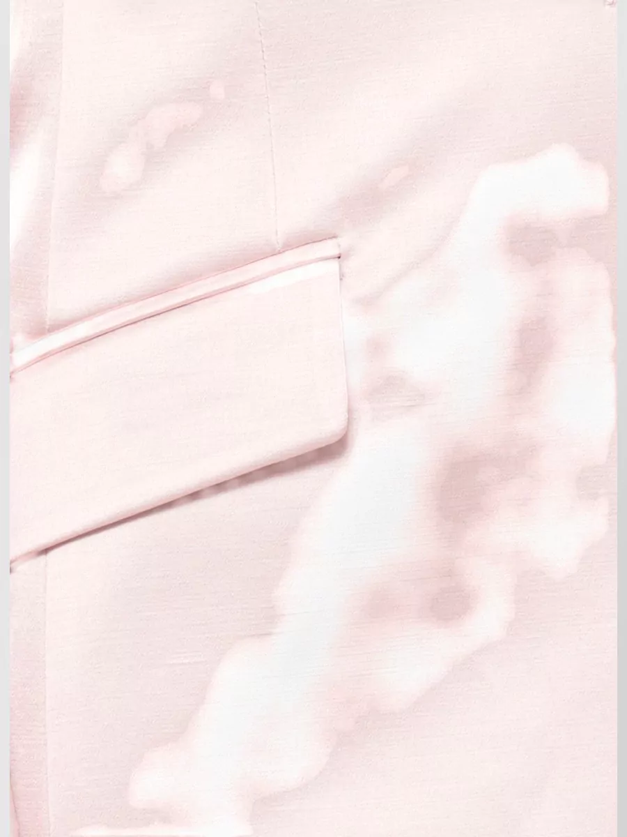 The Andamane Satin Single-Breasted Blazer