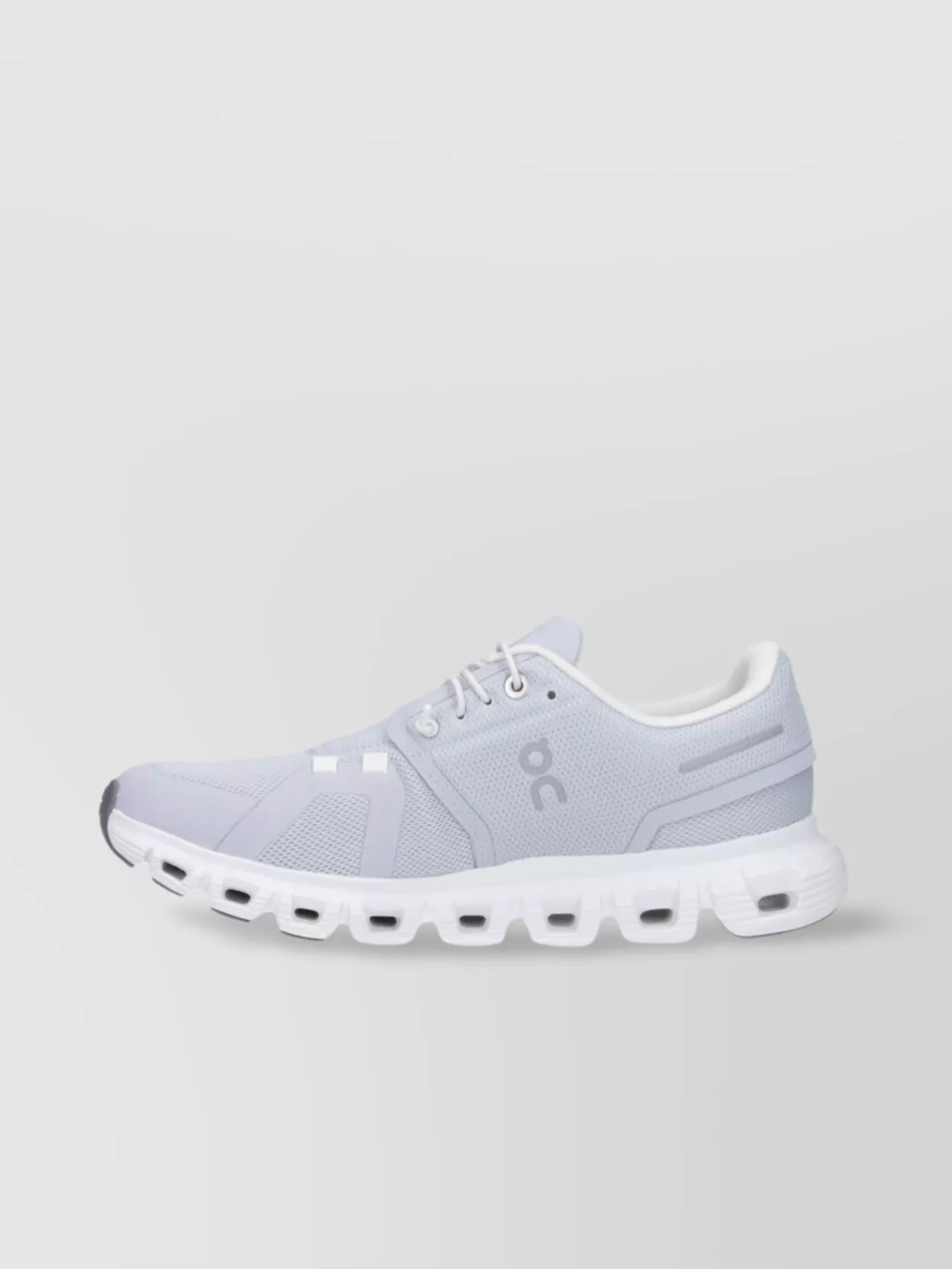 On Low Top Sneakers With Mesh Upper And Rubber Outsole