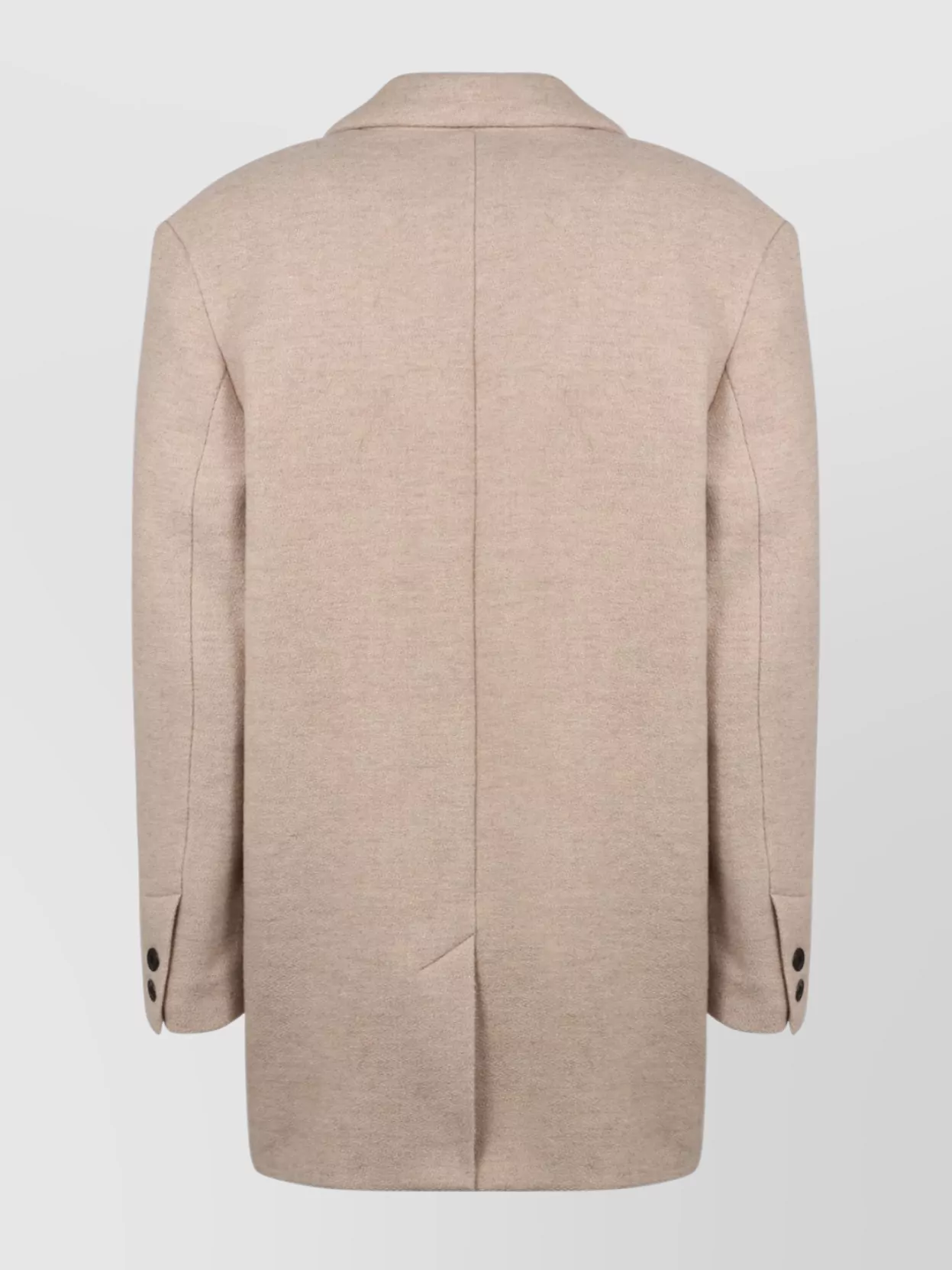 Isabel Marant Étoile Wool Blazer With Notched Lapel And Pockets In Neutral