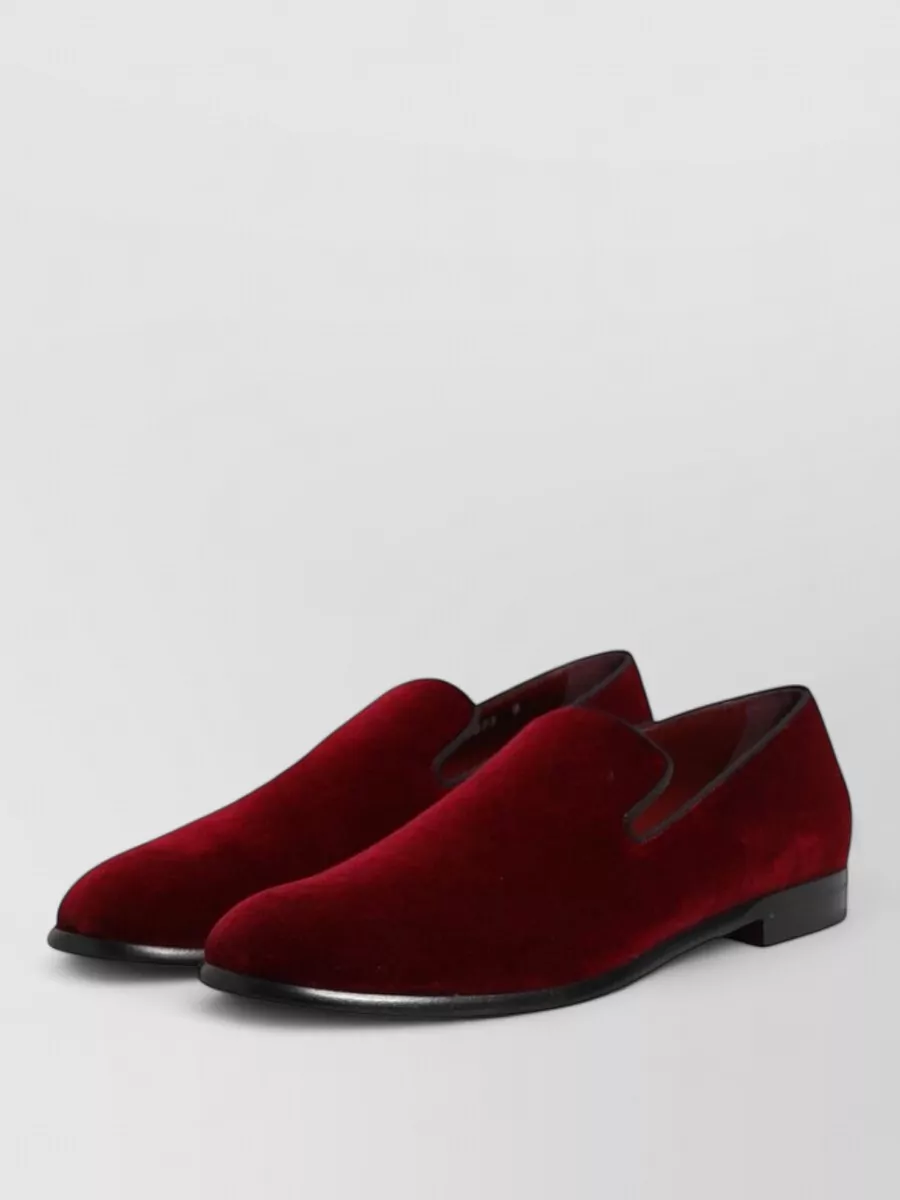 Dolce&Gabbana Velvet Slip-On Loafers