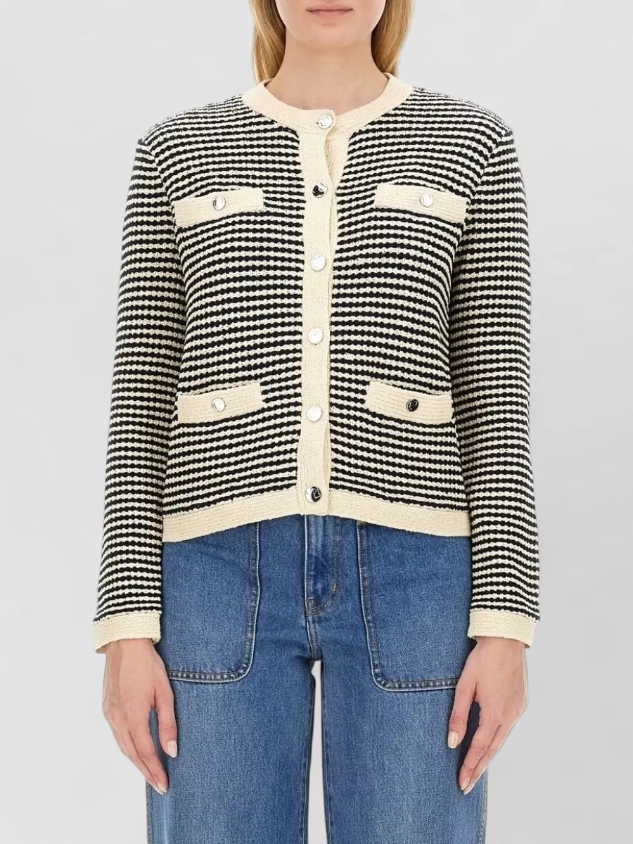 Tory Burch regular-fit tweed jacket