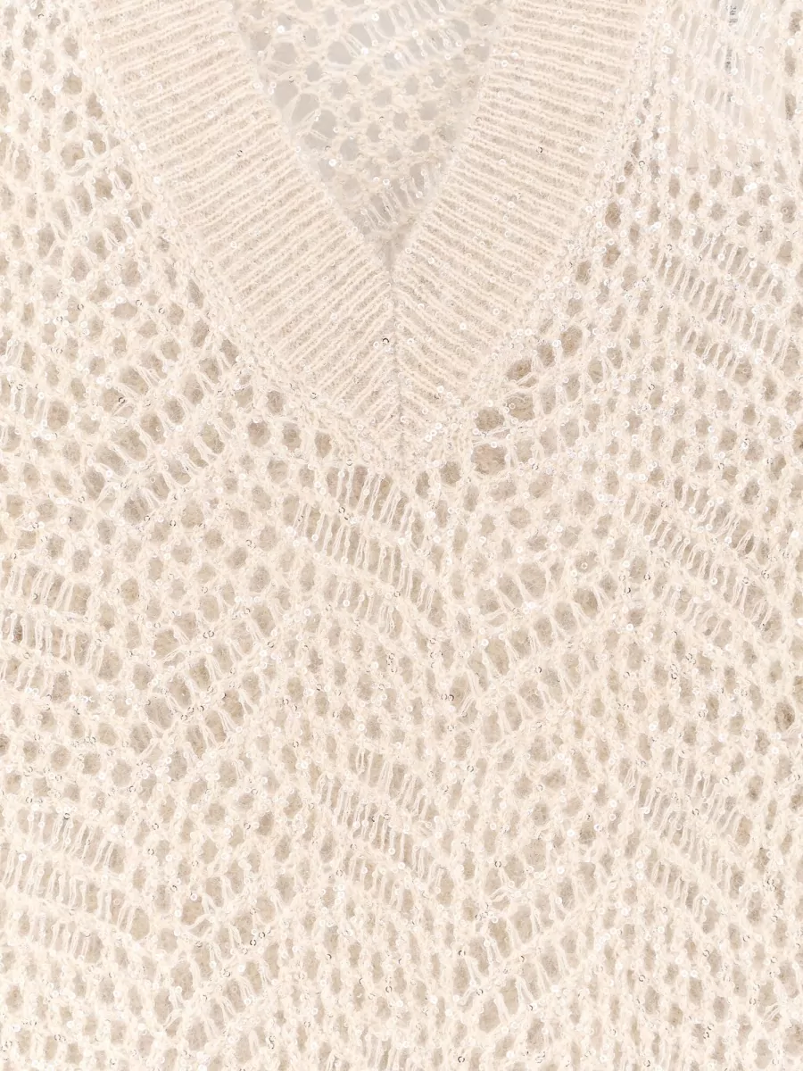 Brunello Cucinelli Cashmere Crew-Neck Ribbed Long-Sleeve Sweater