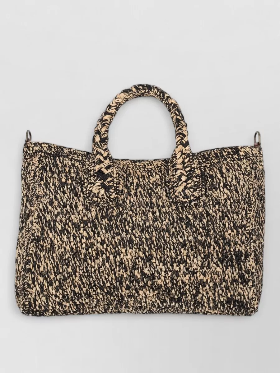 Ibeliv Raffia Crochet Shoulder Bag