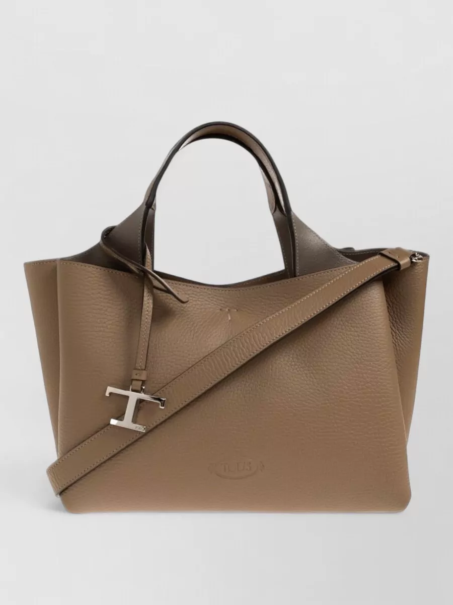 Tod's T Timeless Mini Leather Shoulder Bag