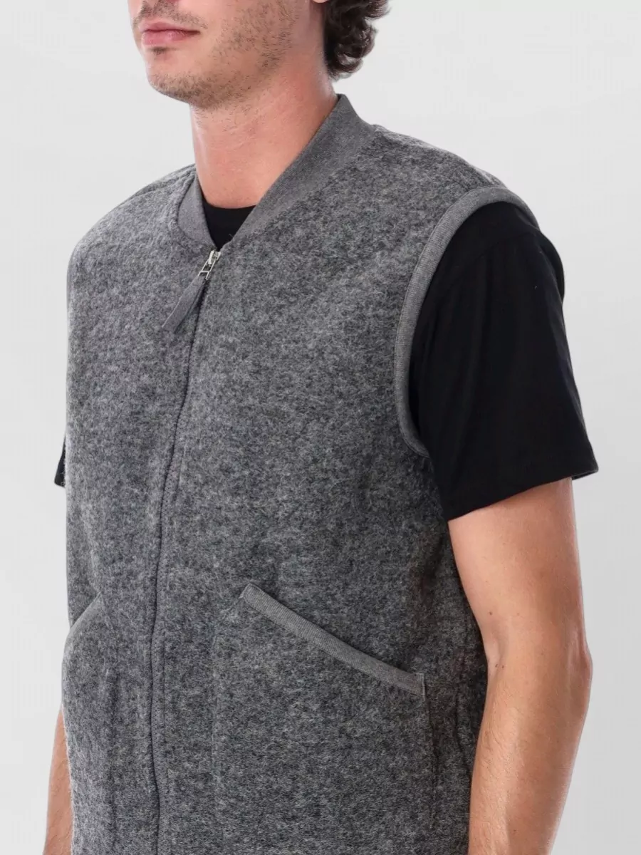Universal Works Wool Fleece Sleeveless Vest