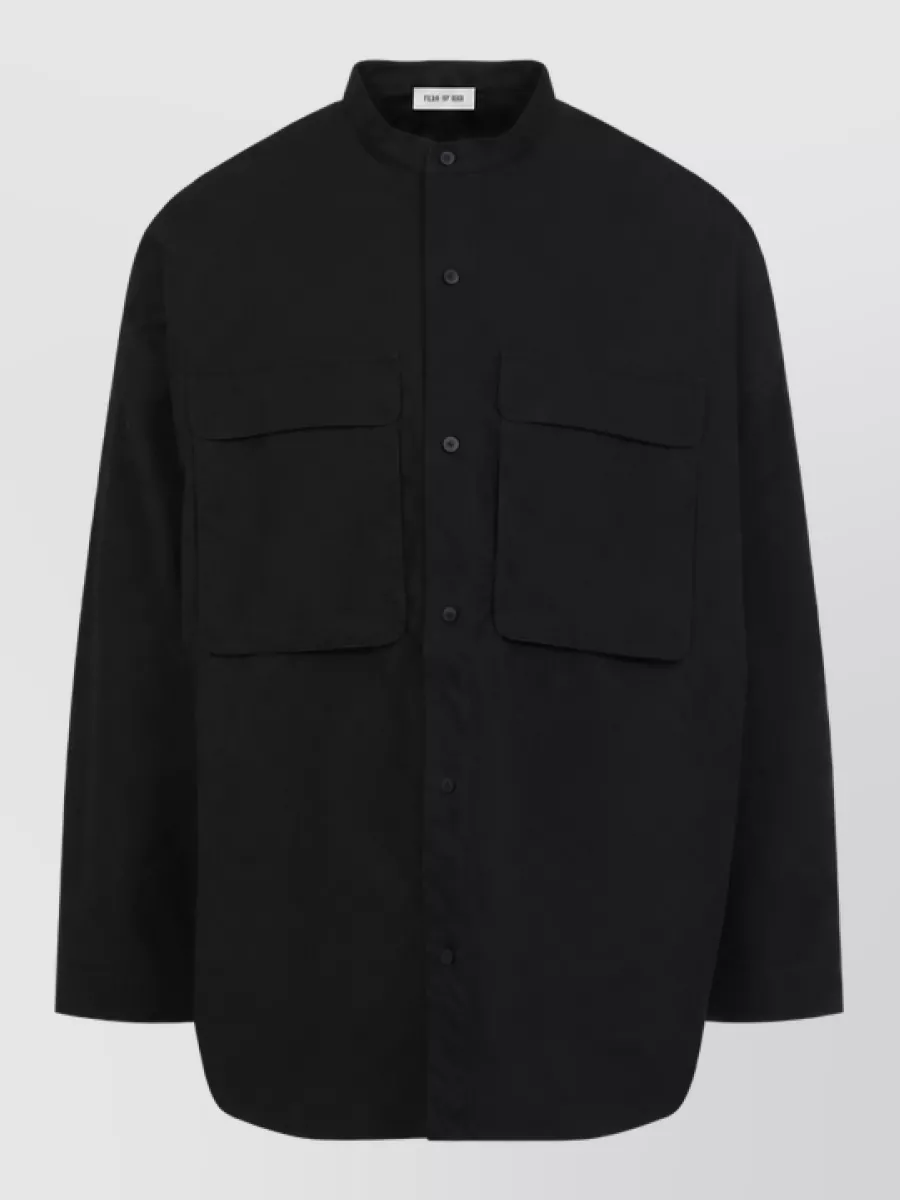 Fear Of God stand collar relaxed-fit shirt jacket