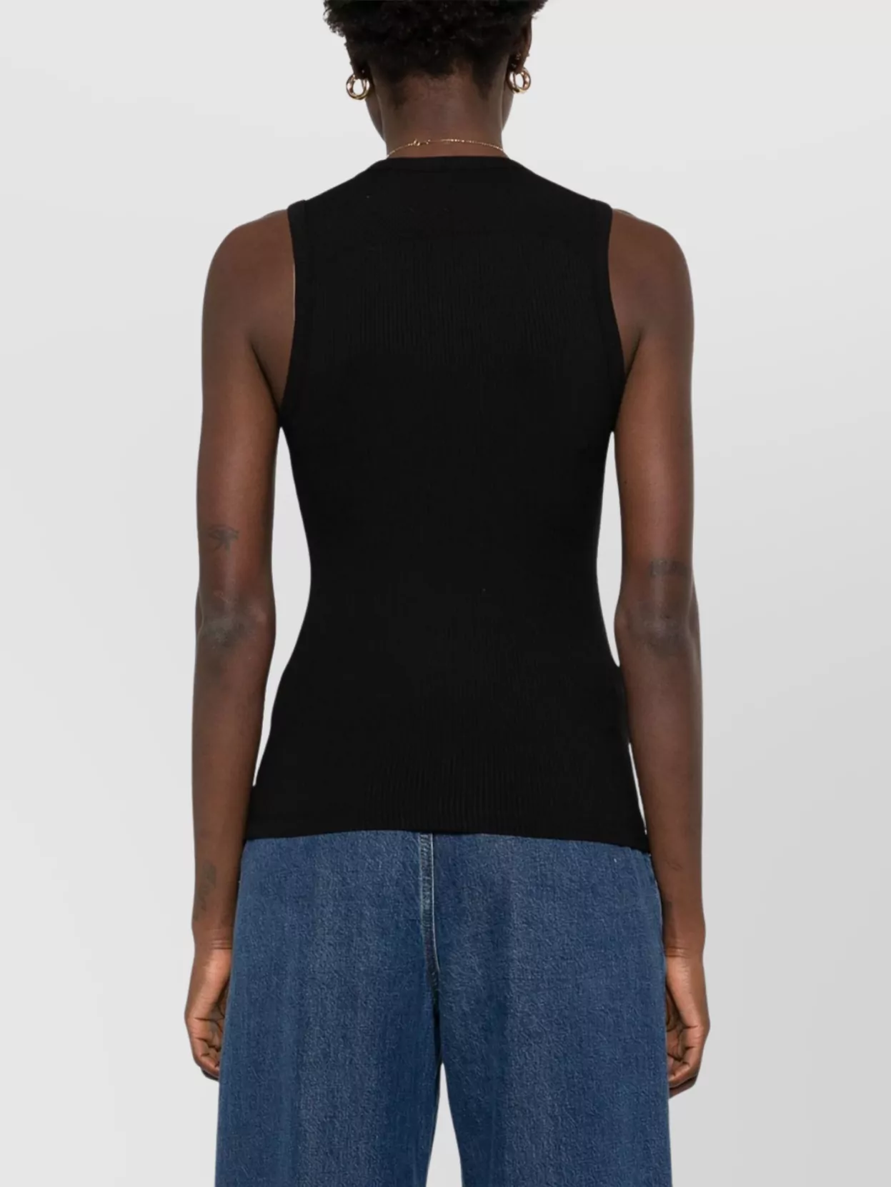Calvin Klein Ribbed Sleeveless Crew Neck Tank