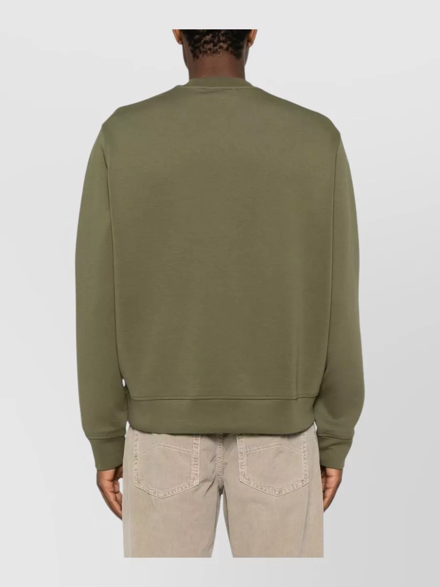 Emporio Armani Ribbed Logo Sweatshirt