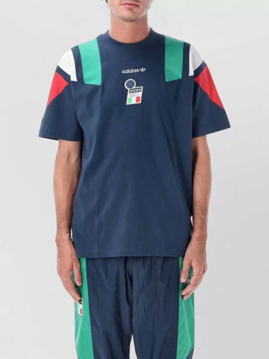 Adidas Originals cotton color-block t-shirt