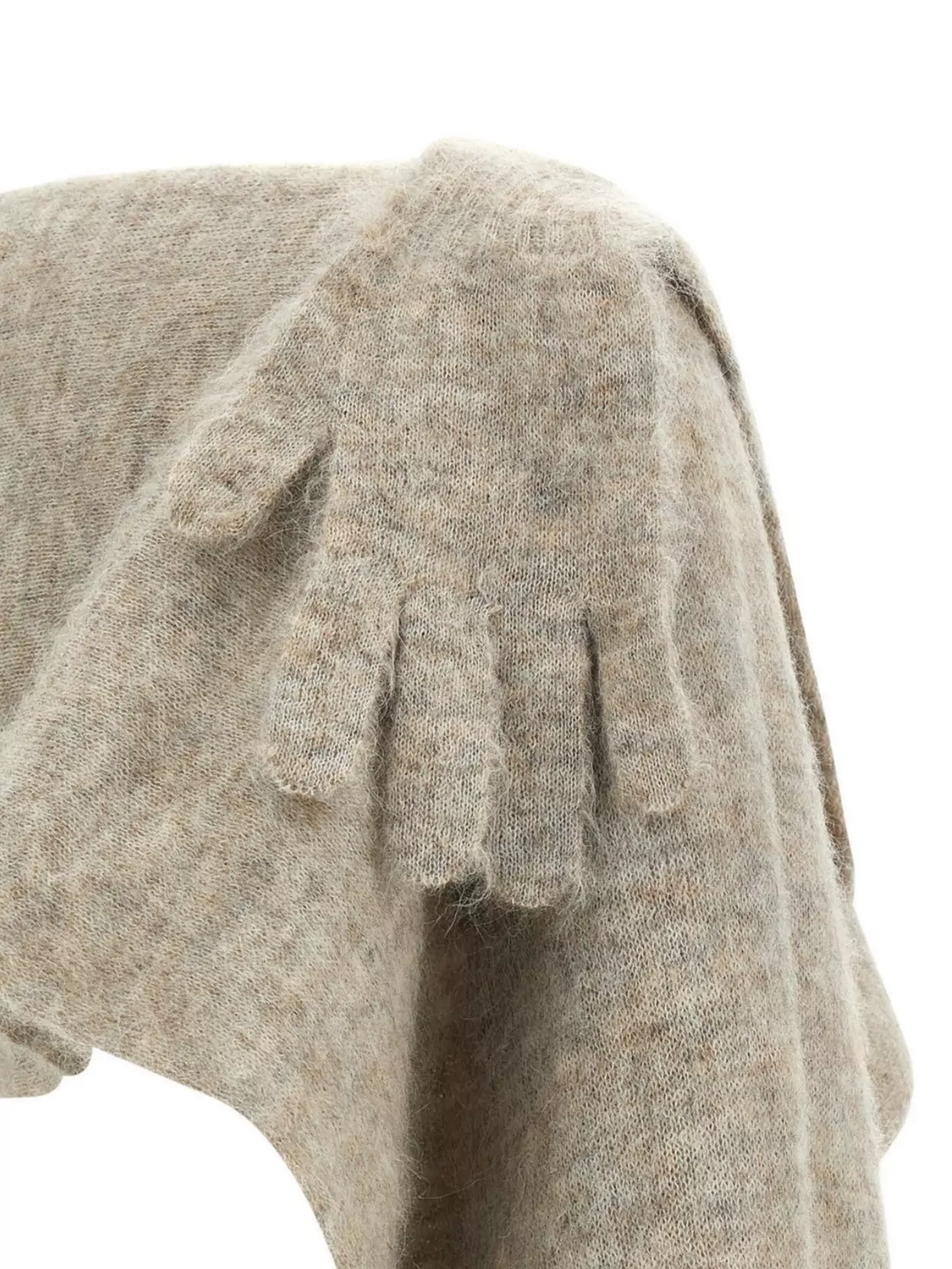 Moschino Draped Cape Gloves Attached