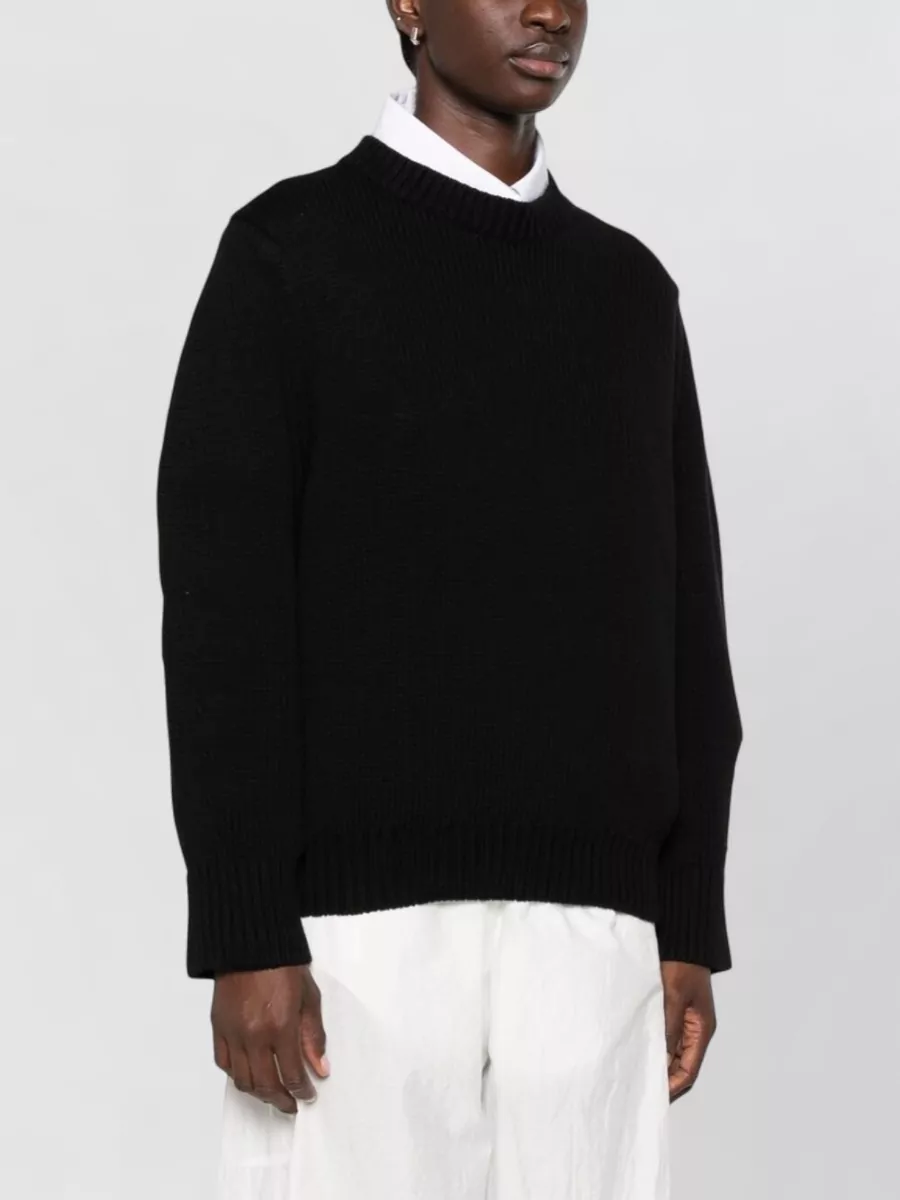 Totême Cotton Ribbed Oversized Sweatshirt