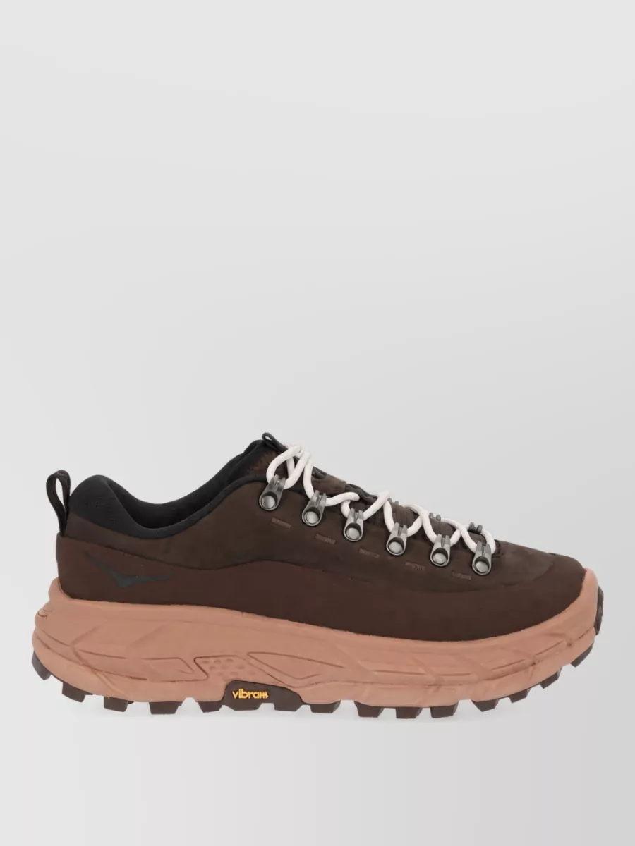 Hoka One One Leather Hiking Sneakers
