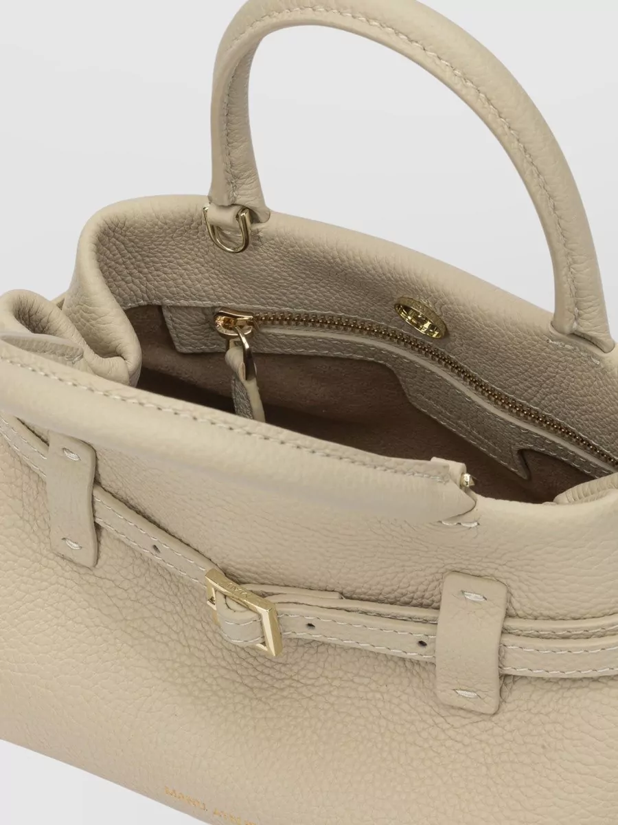Manu Atelier Mini Leather Handbag