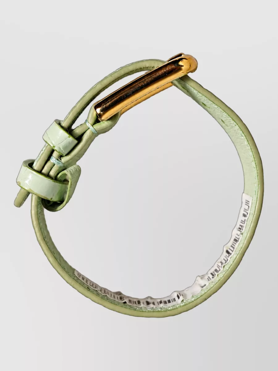 Dolce&Gabbana Embossed Leather Bracelet
